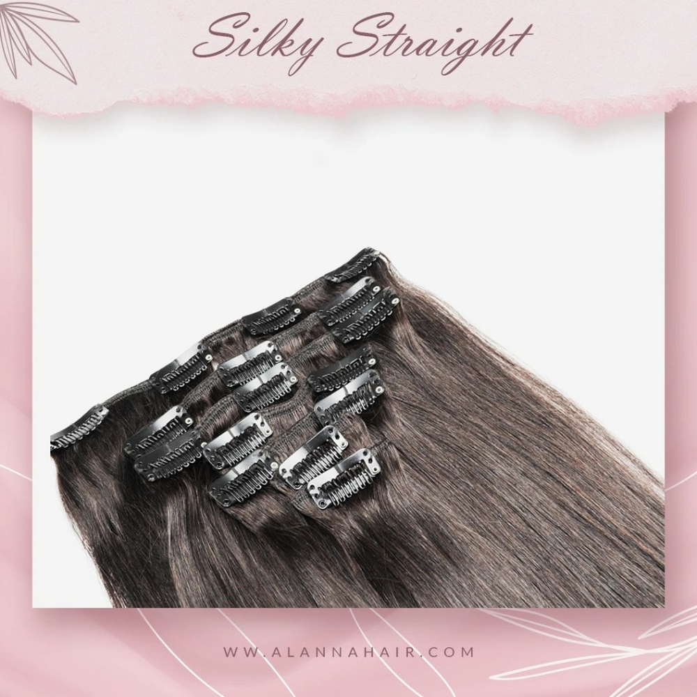 24 inch Straight Clip in Extensions